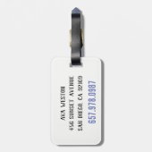 Bunter Oragami Karten-Reisend-Gepäckanhänger Gepäckanhänger (Rückseite vertikal)