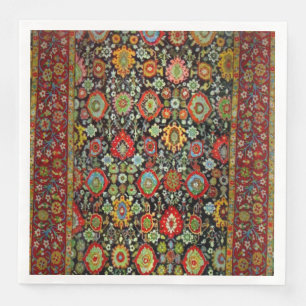 Bunter orientalischer Wolldeckeentwurf Serviette