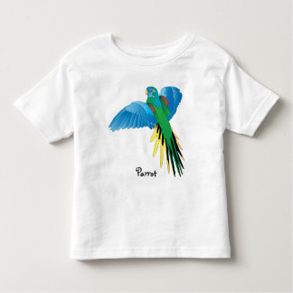 Bunter Papagei Kleinkind T-shirt