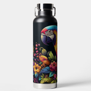 Bunter Papagei Trinkflasche