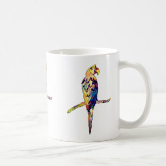 Bunter Papageienbecher Kaffeetasse