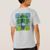 BUNTER PFAU SCHERZT SHIRT (Rückseite)