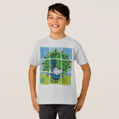 BUNTER PFAU SCHERZT SHIRT (Vorne ganz)