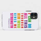 Bunter Philippians-4:13 iPhone 5 Kasten Case-Mate iPhone Hülle (Rückseite (Horizontal))