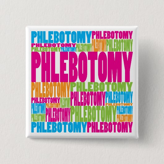 Bunter Phlebotomy Button (Vorderseite)