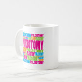 Bunter Phlebotomy Kaffeetasse (Vorderseite Links)