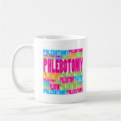 Bunter Phlebotomy Kaffeetasse (Links)
