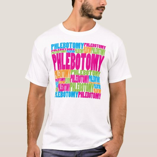 Bunter Phlebotomy T-Shirt (Vorderseite)