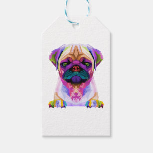 Bunter Pit bull T - Shirt, Pitbull Lover T-Shirt, Geschenkanhänger