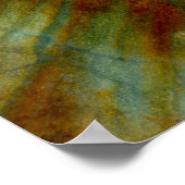 Bunter Piute-Jasper Poster (Ecke)