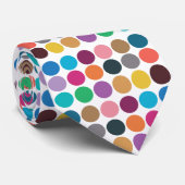 Bunter Polka Dot Krawatte (Gerollt)