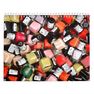 Bunter polnischer Nagelsalon Kalender