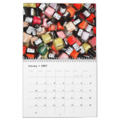 Bunter polnischer Nagelsalon Kalender (Jan 2027)