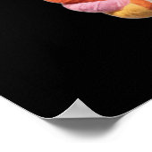 Bunter Poster über Schwarze Frauen zum Feiern (Ecke)