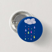 bunter Regen Button (Vorne & Hinten)