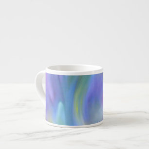 Bunter Regenbogen-abstrakte Kunstespresso-Tasse Espressotasse