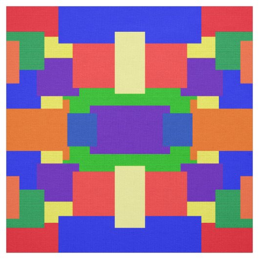 Bunter Regenbogen-abstraktes Muster-Gewebe Stoff (Muster)