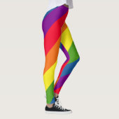 Bunter Regenbogen-Flaggen-Gay Pride Leggings (Rechts)