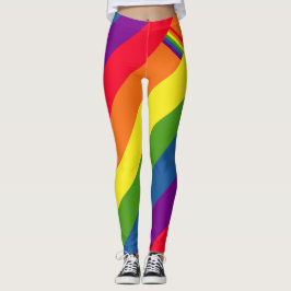 Bunter Regenbogen-Flaggen-Gay Pride Leggings