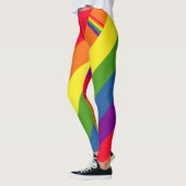 Bunter Regenbogen-Flaggen-Gay Pride Leggings (Links)