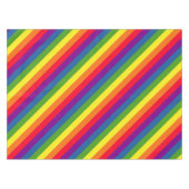Bunter Regenbogen-Flaggen-Gay Pride Tischdecke (Vorderseite (Horizontal))