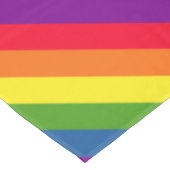 Bunter Regenbogen-Flaggen-Gay Pride Tischdecke (Schrägansicht)