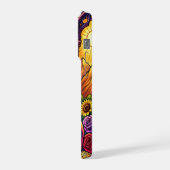 Bunter Regenbogen-Katzentelefon-Schutz iPhone Hülle (Linke Seite)