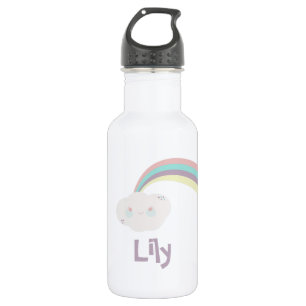 Bunter Regenbogen-Kinder-Edelstahl-Wasserflasche Edelstahlflasche