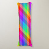 Bunter Regenbogen-Spektralprismen Seitenschläferkissen (Vorderseite Vertikal)