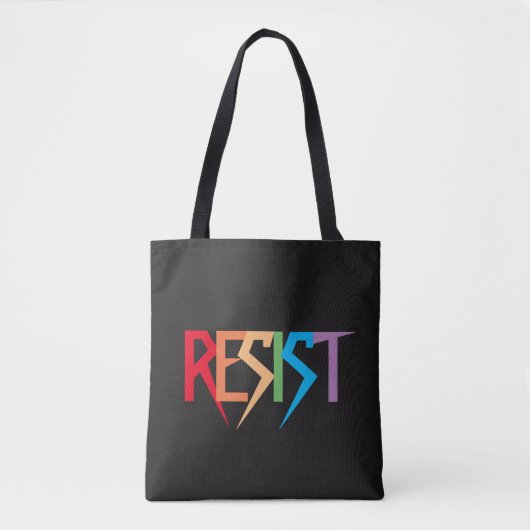 Bunter Regenbogen widerstehen Taschen-Tasche Tasche (Vorderseite)