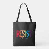 Bunter Regenbogen widerstehen Taschen-Tasche Tasche (Rückseite)