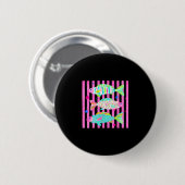 Bunter Regenbogenforelle preppy Sommer Seelenleben Button (Vorne & Hinten)