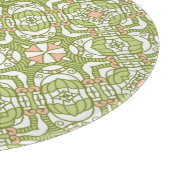 Bunter Retro Musterhintergrund 2 Schneidebrett (Ecke)