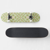 Bunter Retro Musterhintergrund 2 Skateboard (Horizontal)