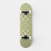 Bunter Retro Musterhintergrund 2 Skateboard (Vorderseite)