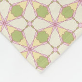 Bunter Retro Musterhintergrund 3 Fleecedecke (Ecke)