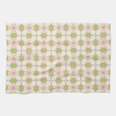 Bunter Retro Musterhintergrund 3 Küchentuch (Horizontal)