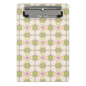 Bunter Retro Musterhintergrund 3 Mini Klemmbrett (Vorderseite)