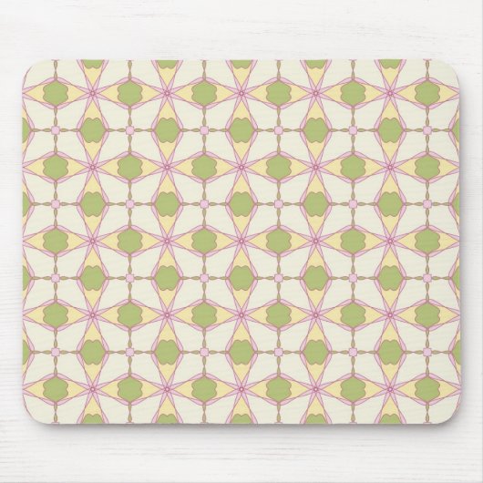 Bunter Retro Musterhintergrund 3 Mousepad (Vorne)