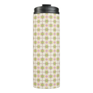 Bunter Retro Musterhintergrund 3 Thermosbecher