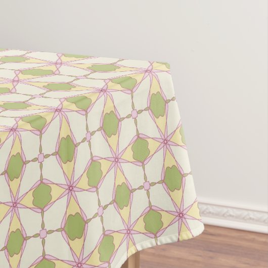 Bunter Retro Musterhintergrund 3 Tischdecke (Beispiel)