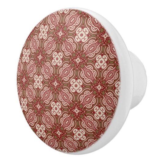 Bunter Retro Musterhintergrund 4 Keramikknauf (Rechts)