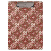 Bunter Retro Musterhintergrund 4 Klemmbrett (Vorderseite)