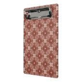 Bunter Retro Musterhintergrund 4 Mini Klemmbrett (Gewinkelt2)