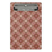 Bunter Retro Musterhintergrund 4 Mini Klemmbrett (Vorderseite)