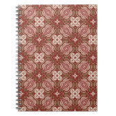 Bunter Retro Musterhintergrund 4 Notizblock (Vorderseite)