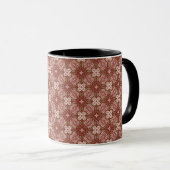 Bunter Retro Musterhintergrund 4 Tasse (VorderseiteRechts)