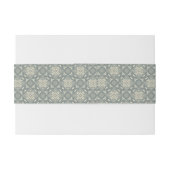 Bunter Retro Musterhintergrund 5 Einladungsbanderole (Rückseitenbeispiel)