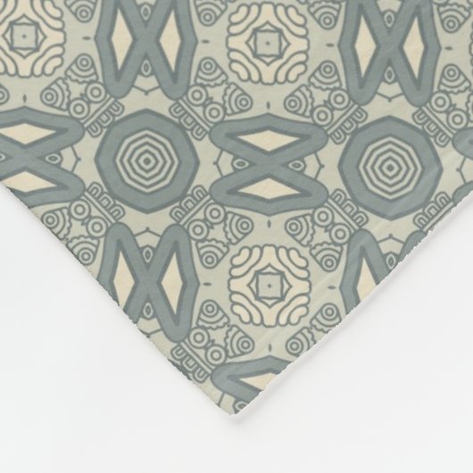 Bunter Retro Musterhintergrund 5 Fleecedecke (Ecke)