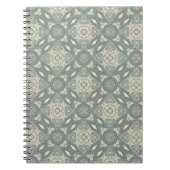 Bunter Retro Musterhintergrund 5 Notizblock (Vorderseite)